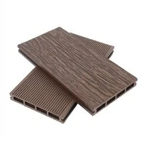 ติดตั้งง่าย 3D Wood Grain WPC Decking Composite Deck สำหรับระเบียง Protection คุณภาพสูง